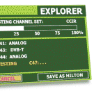 TV Explorer - Explorer bildschirm