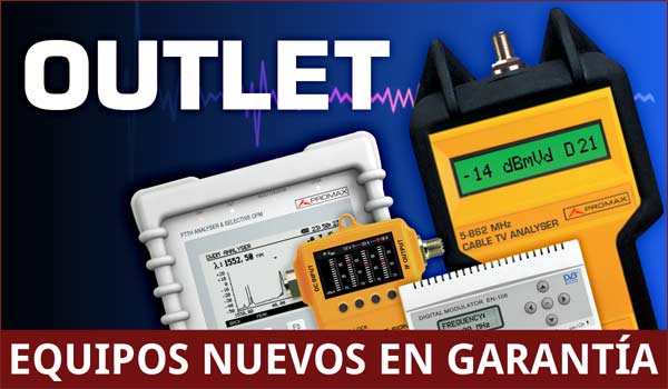 Zona outlet de equipos PROMAX