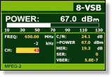 8-VSB measurements in the field strength meter