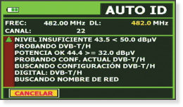 Pantalla Auto ID