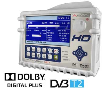 Medidor de campo TV EXPLORER HD+