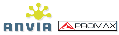 Logotipos ANVIA OY y PROMAX
