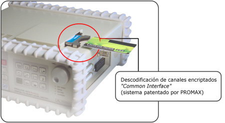 Descodificación de canales encriptados 'Common Interface': sistema patentado por PROMAX