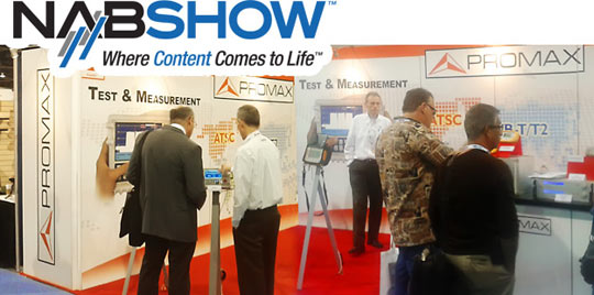 Stand de PROMAX en la feria NAB 2013