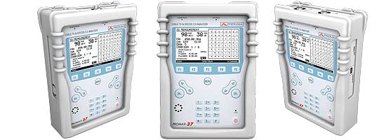  Several views of the PROMAX -37 CATV analyser