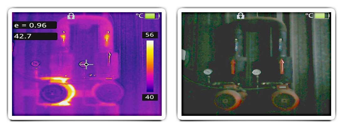 Detección de puntos calientes en cuadros eléctricos, motores y máquinas