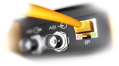 Conector IPTV de un medidor de campo RANGER Neo 2