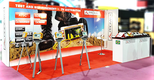 Stand de PROMAX en la feria NAB Show 2014 en Las Vegas