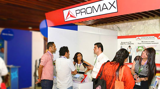 Stand de PROMAX en Andina Link 2014