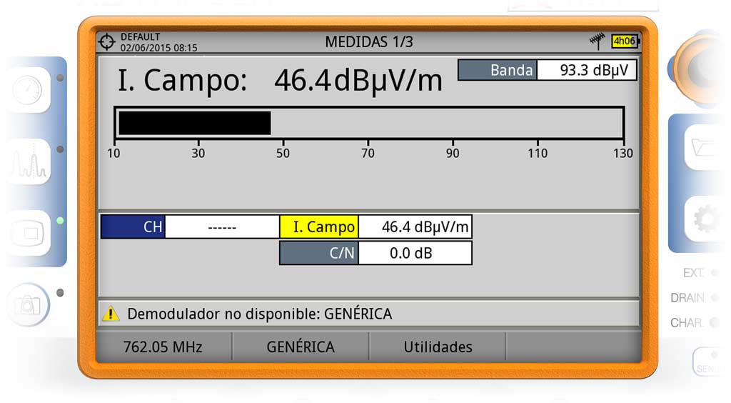 Medida de la intensidad del campo radioeléctrico