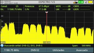 Transpondedor DVB-S2 no identificado