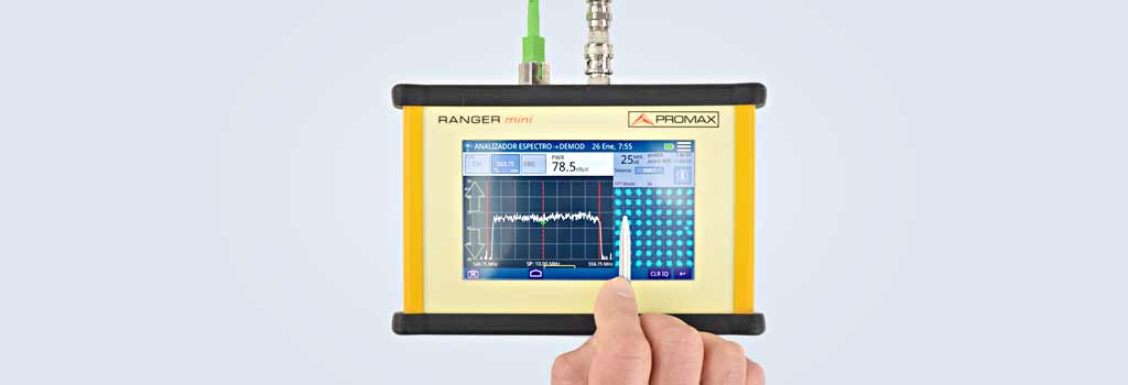 Múltiples tecnologías de RF y fibra óptica en un solo instrumento de medición