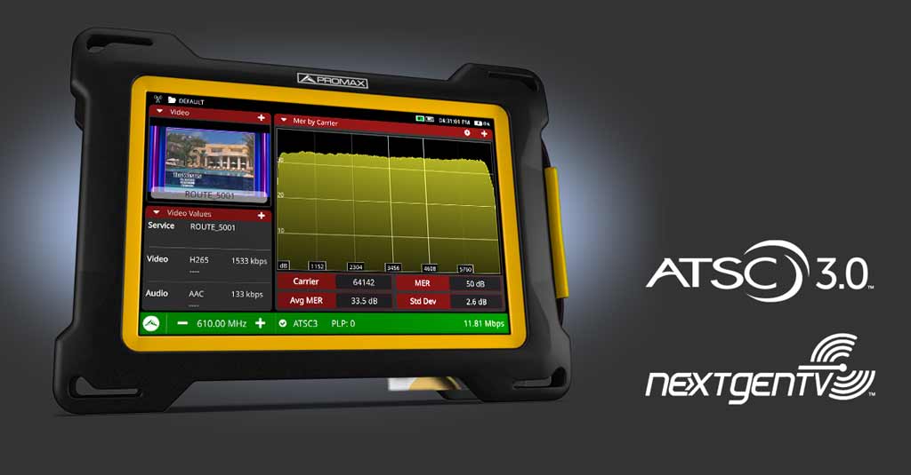 Analizador ATSC3 NextGenTV