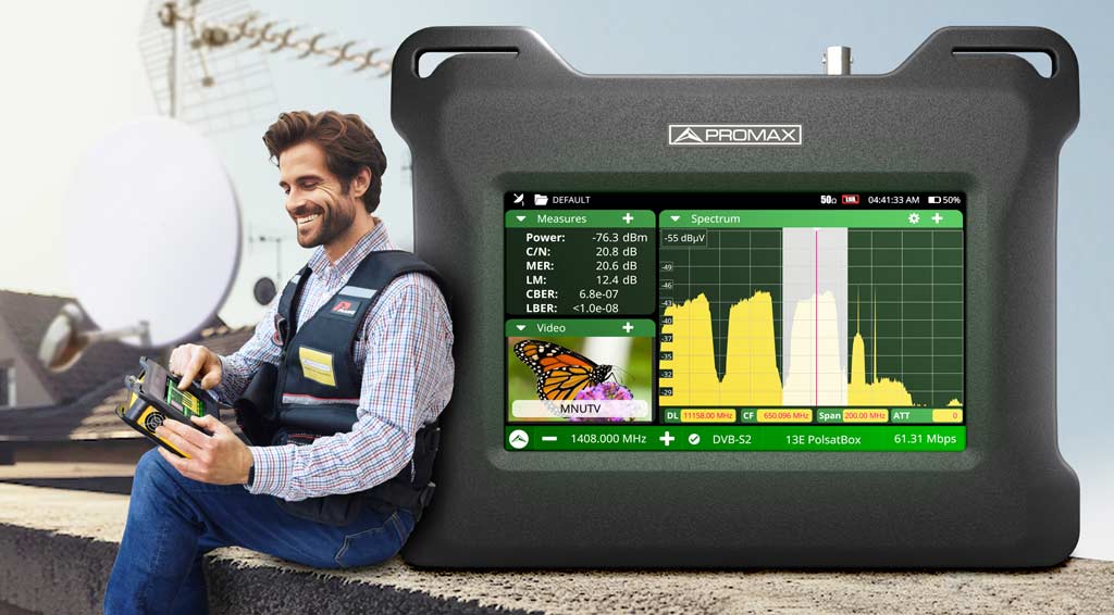 La interfaz configurable del TV EXPLORER NG se adapta a tu flujo de trabajo