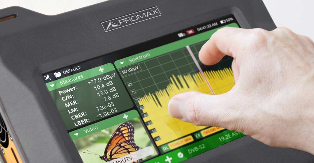 El espectro del TV EXPLORER NG es más fácil de usar gracias a la interfaz multitáctil: Tan intuitivo como un teléfono móvil