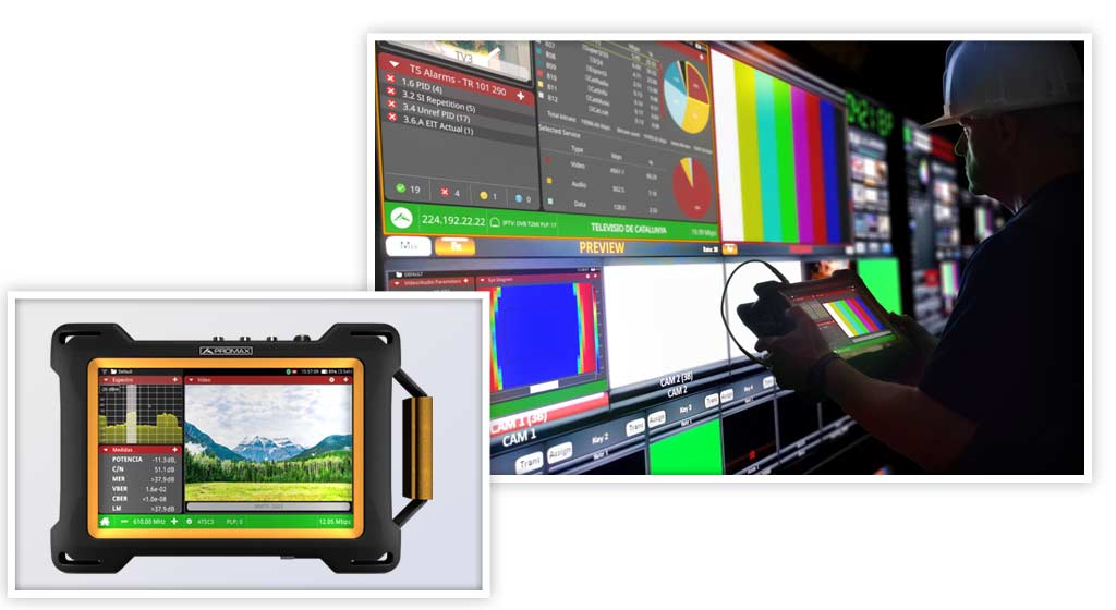 Analizar, monitorizar y solucionar los problemas en los puntos clave dentro de una red ST 2110