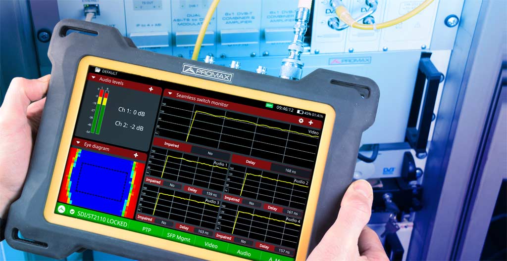 ATLAS NG es un analizador de broadcast que soporta ST 2110