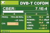 TV Explorer - Medida de una señal COFDM