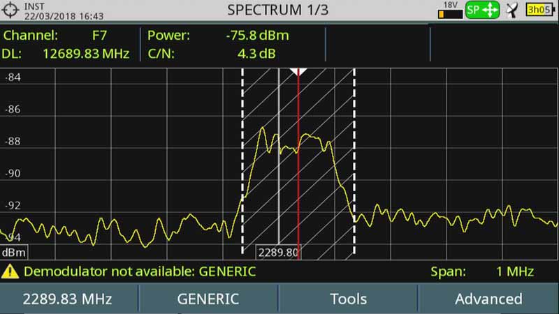 Portadora digital de bajo nivel de 200 kHz