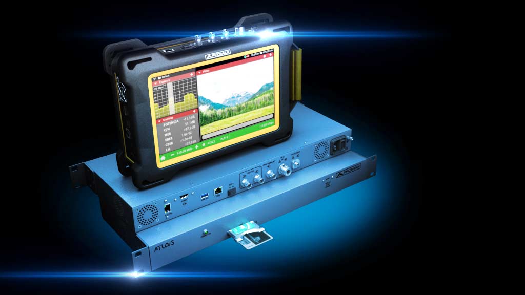 Disponibile in formato rack 19” integrabile con altri sistemi