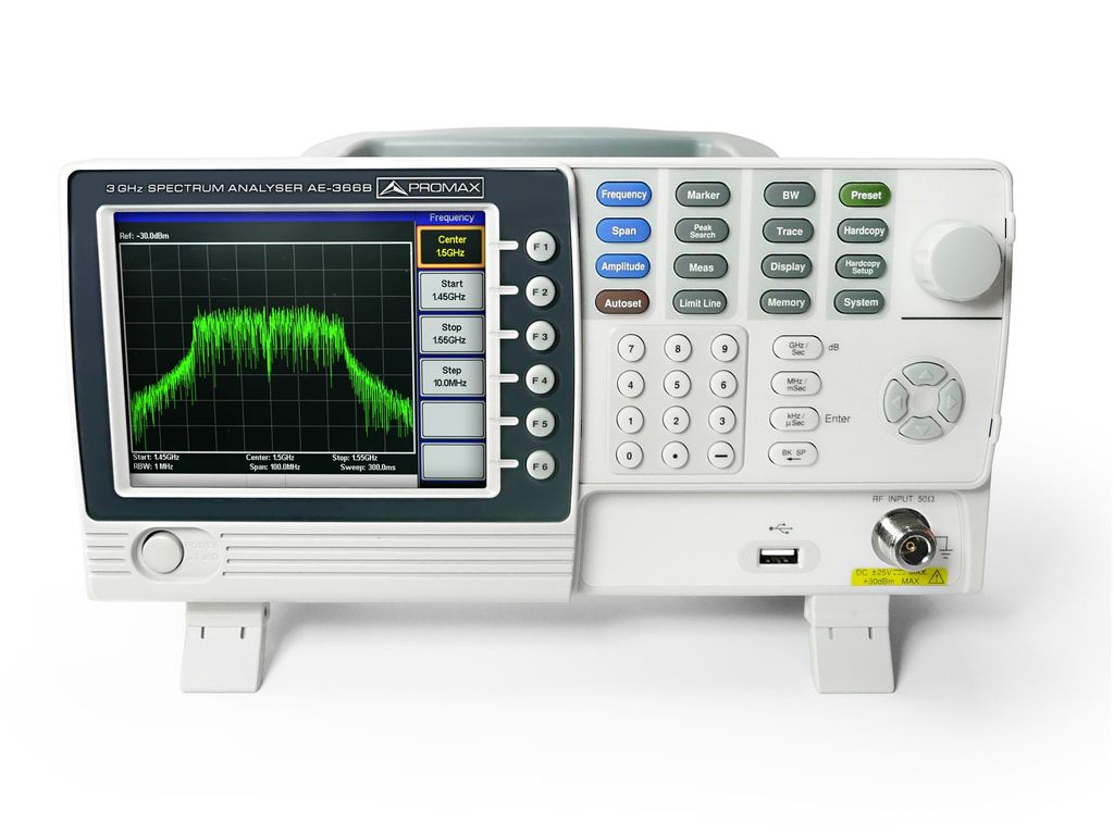 AE-366 B: Analizador de espectro de 3 GHz