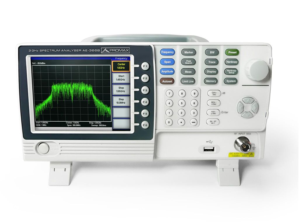 eternamente Zapatos antideslizantes Larva del moscardón AE-366 B: Analizador de espectro de 3 GHz | PROMAX