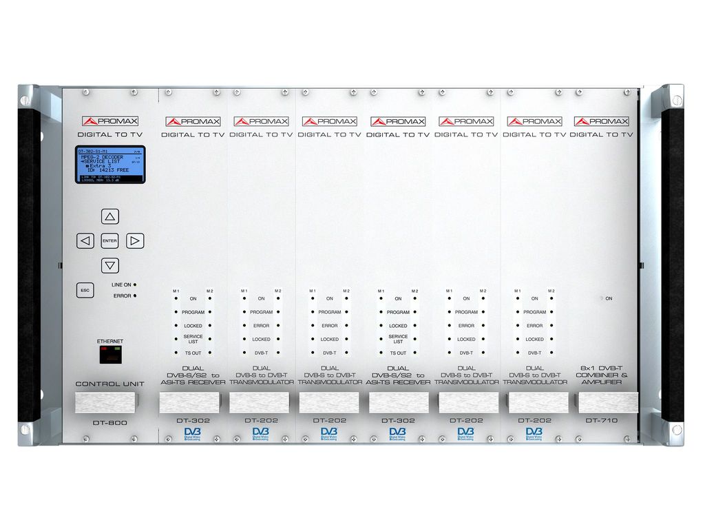 DT-102: Dual DVB-T Modulator