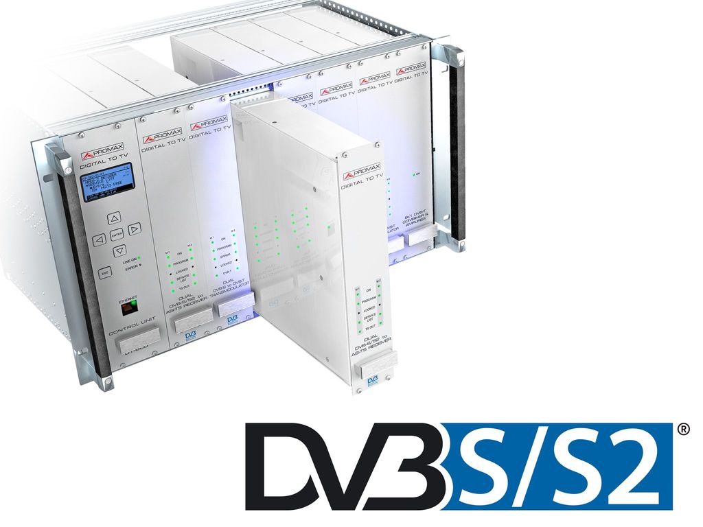 DT-302: Dual DVB-S/S2 receiver with CAM and ASI-TS output