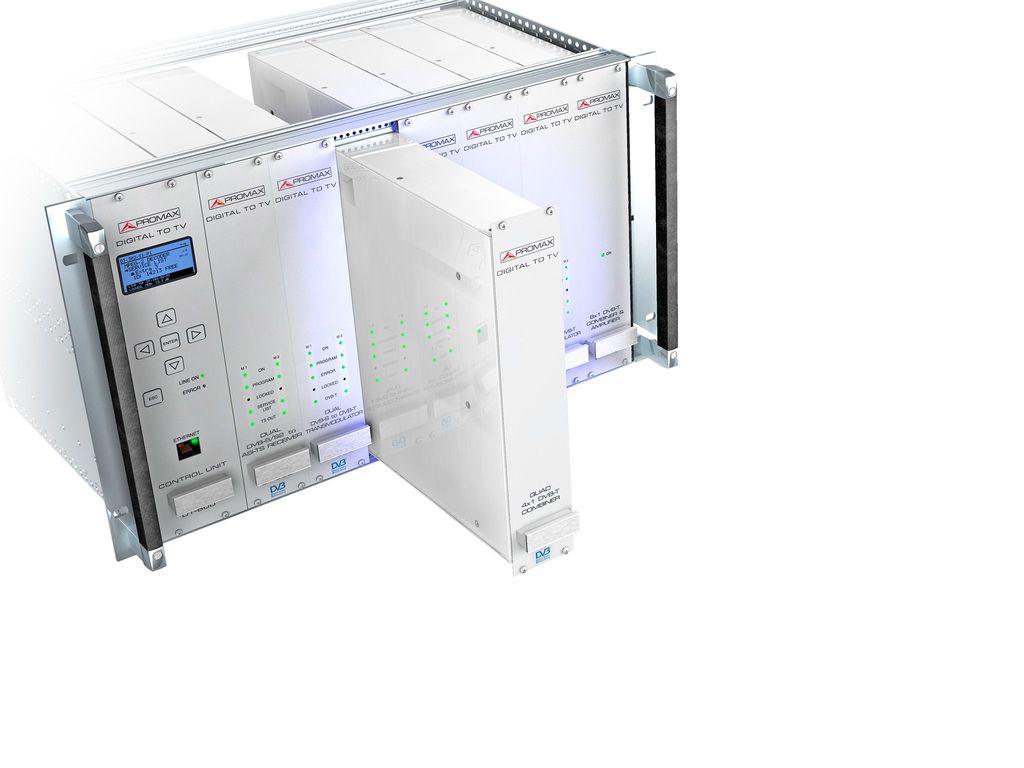 DT-700: 16 input Quadruple 4x1 DVB-T combiner