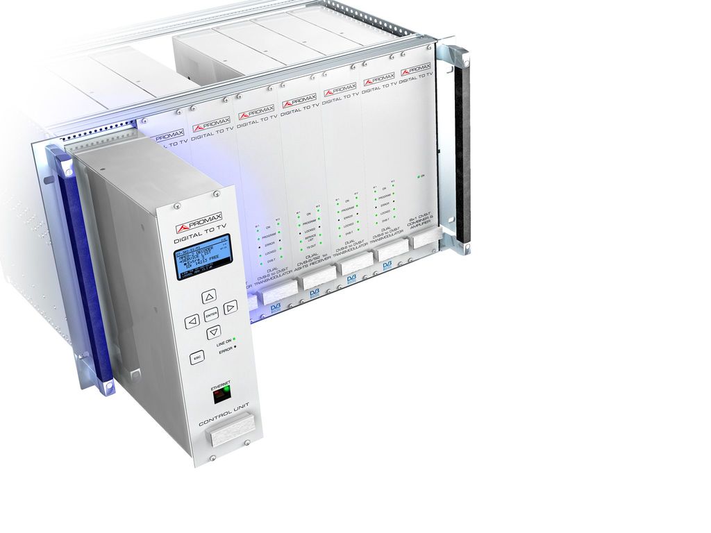 DT-800: Steuereinheit und Stromversorgung