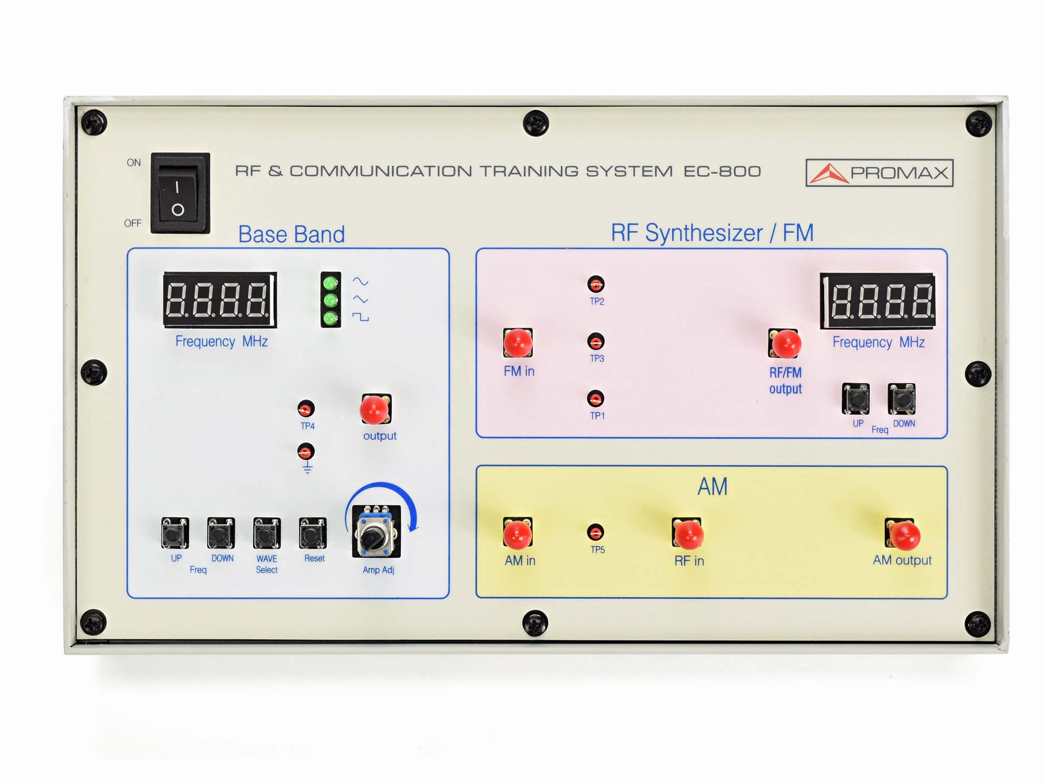 EC-800: Entrenador básico de comunicaciones y RF