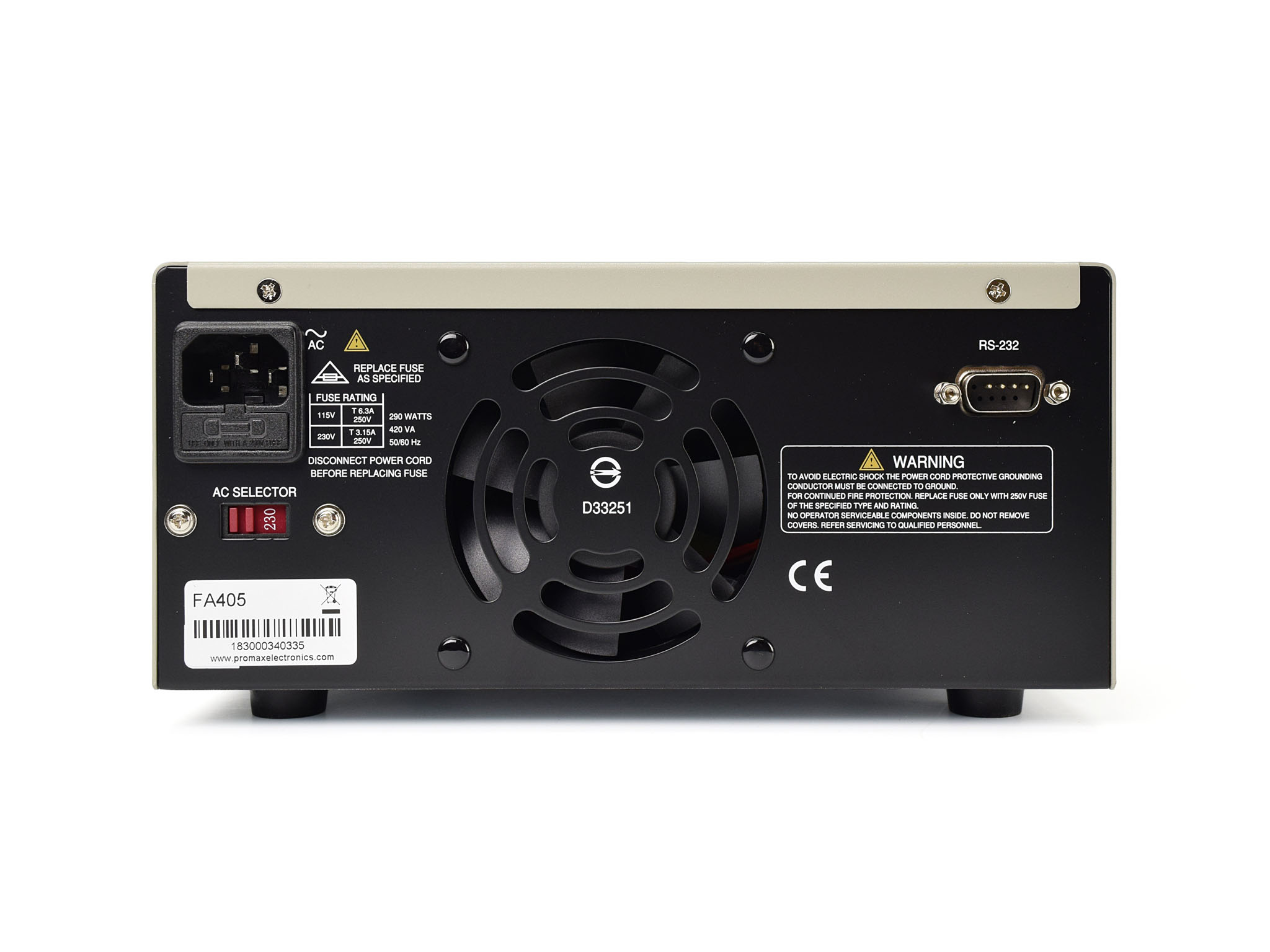 FA-405: Программируемый источник питания 40В, 5A