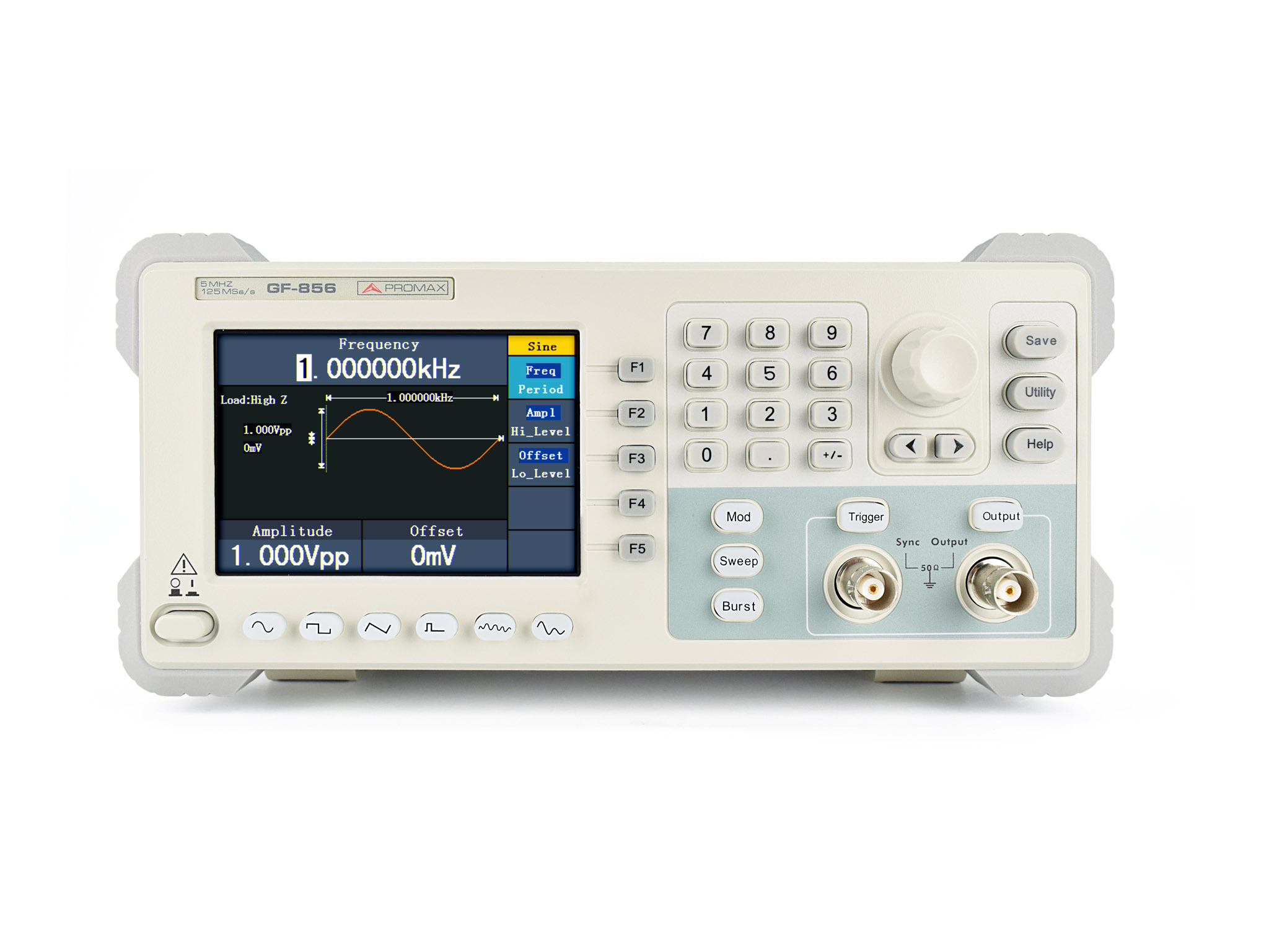 GF-856: Генератор сигналов произвольной формы 5МГц, 125 MC/cек