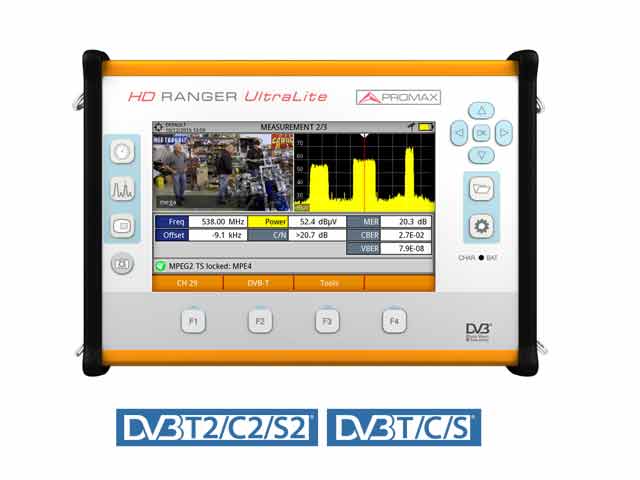HD RANGER UltraLite: Misuratore di Campo a forma di Tablet
