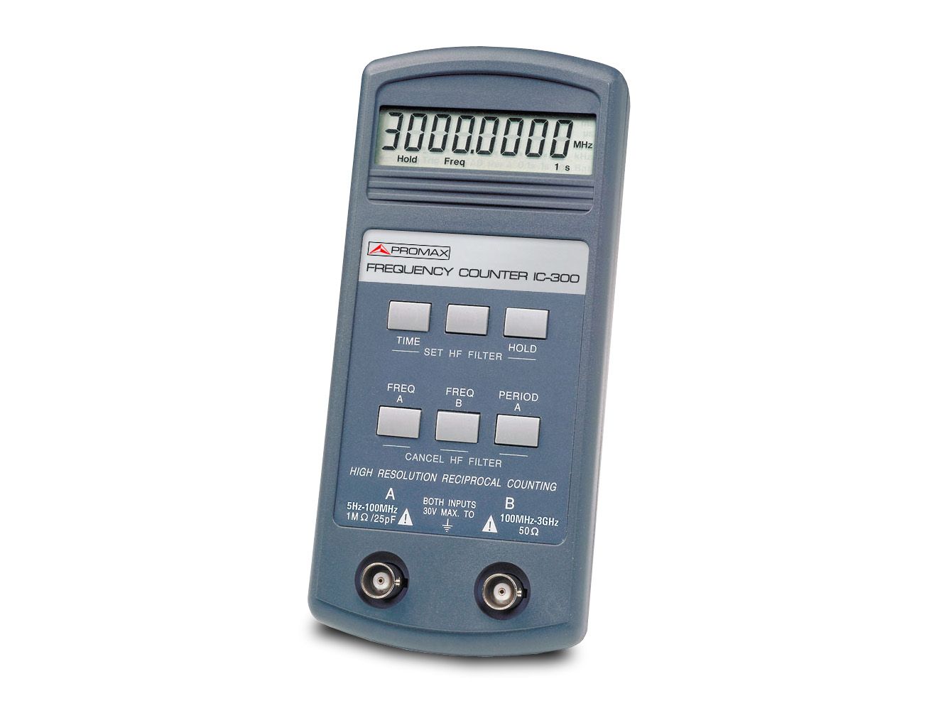 IC-300: Frecuencímetro portátil 3 GHz