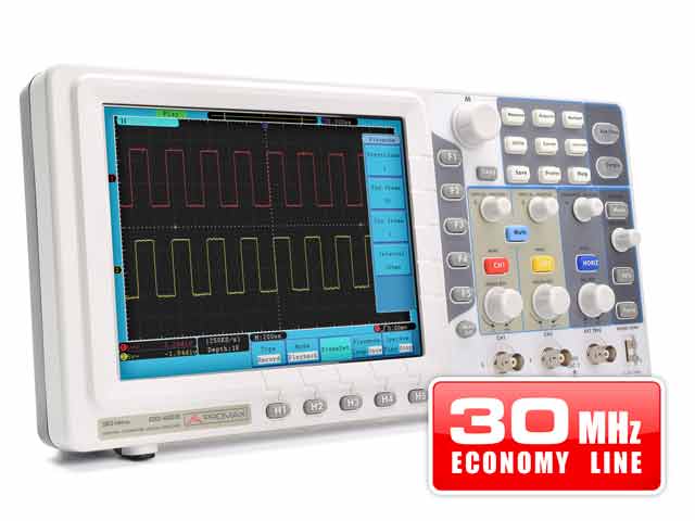 OD-603: Osciloscopio de 30 MHz (gama económica)