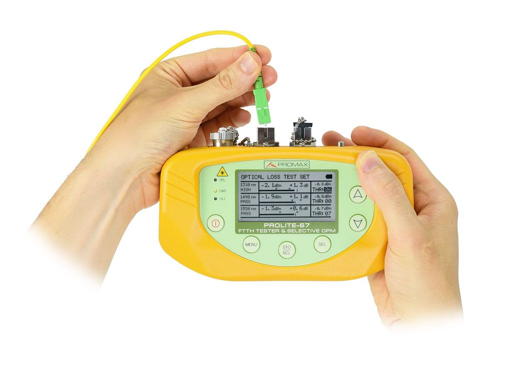 PROLITE-67: Селективный измеритель оптической мощности для FTTx-xPON