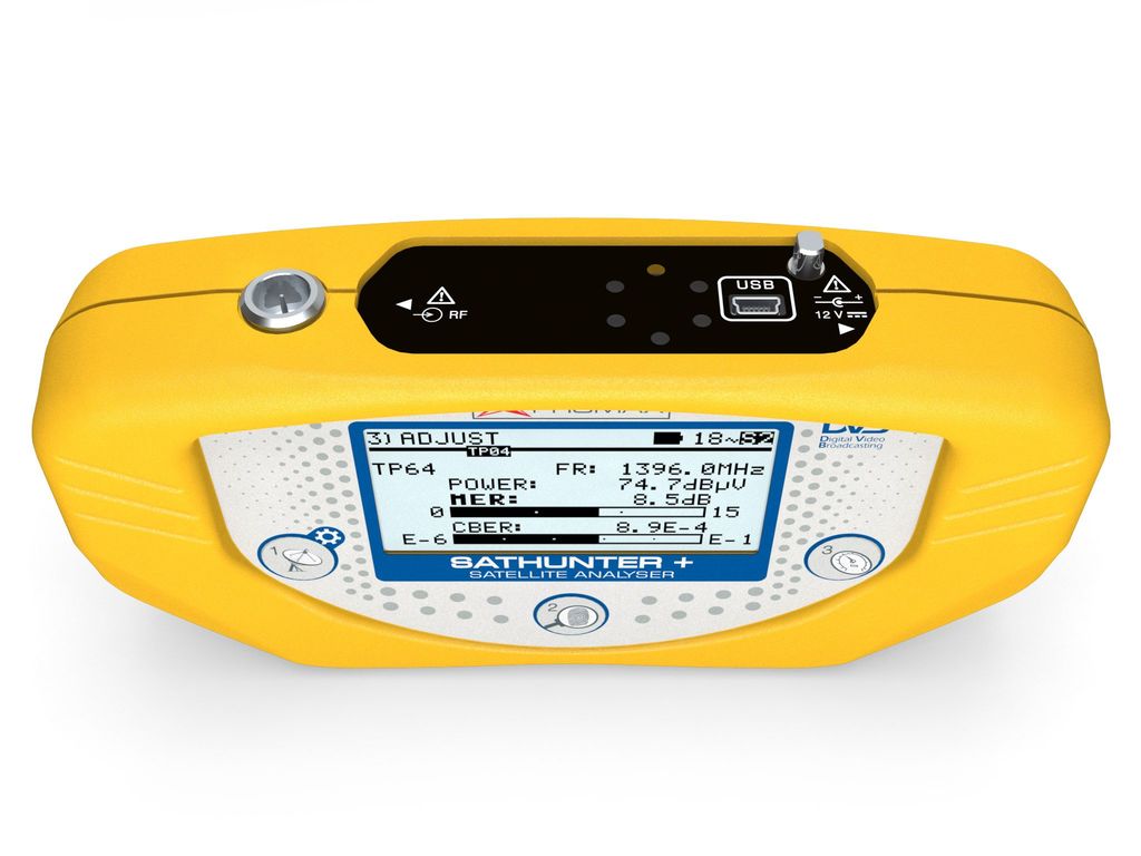 SATHUNTER+: Sat Finder DVB-S/S2 e DSS