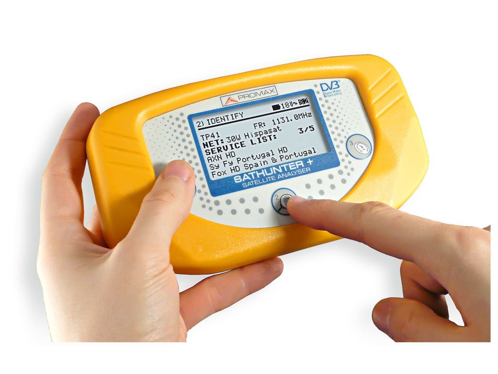 SATHUNTER+: Sat Finder DVB-S/S2 e DSS