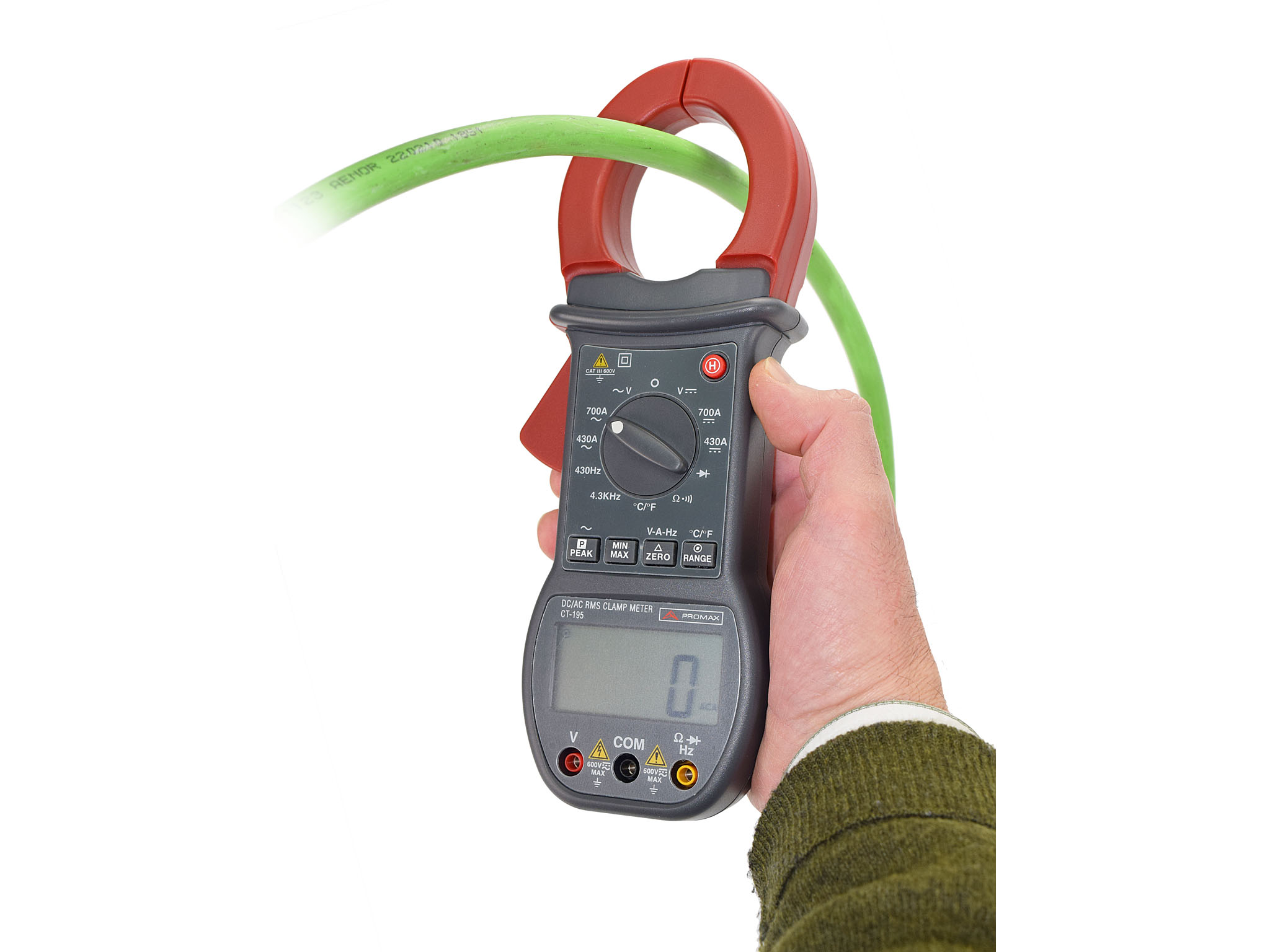 CT-195: Multi function current clamp (700 A)