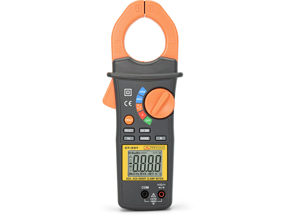 CT-337: Pinza amperimétrica inteligente 1000 V, 1000 A