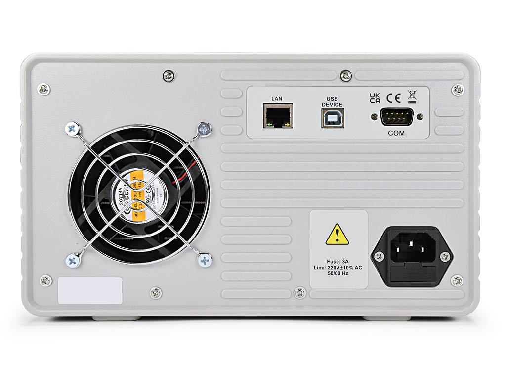 FA-853B: Fuente de alimentación programable de tres salidas (60 V, 6 A)