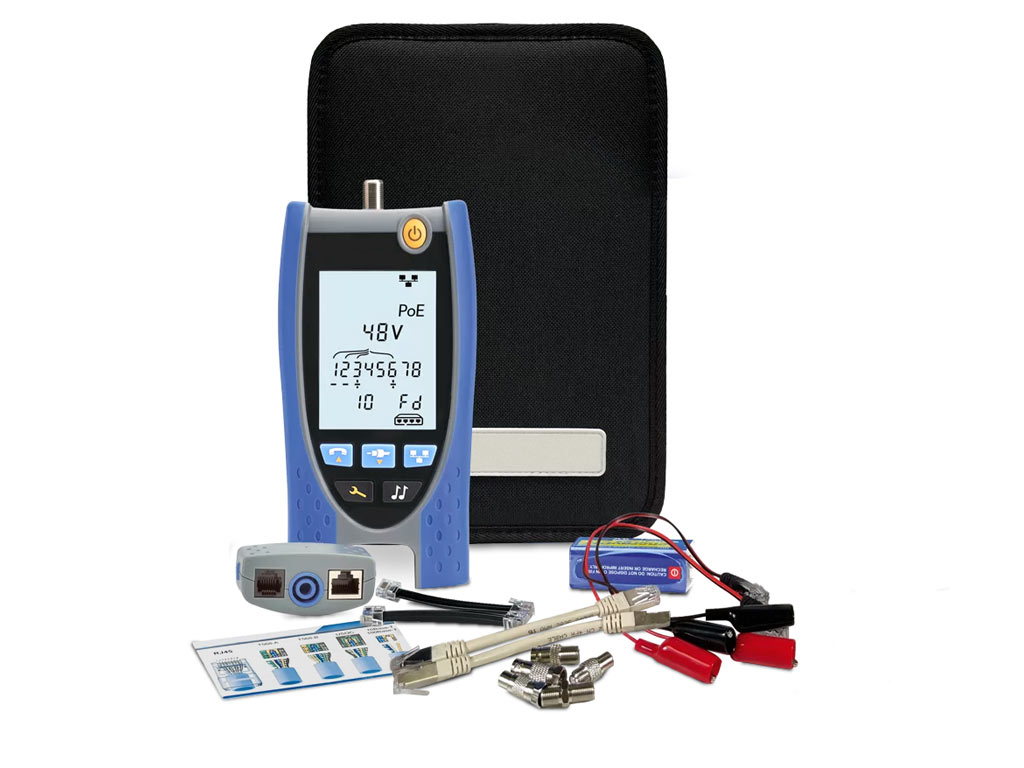IC-471B: Comprobador de cableado de redes LAN y telefonía