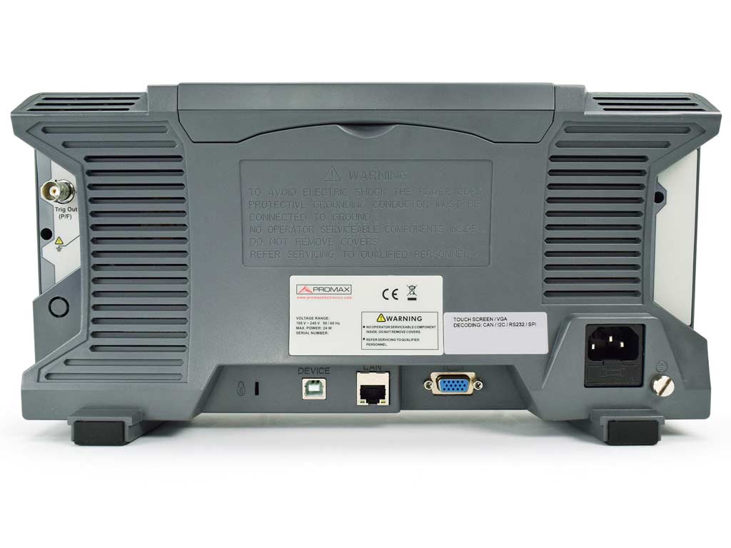 OD-624B: 200 МГц цифровой запоминающий осциллограф мультитач (профессиональный диапазон)