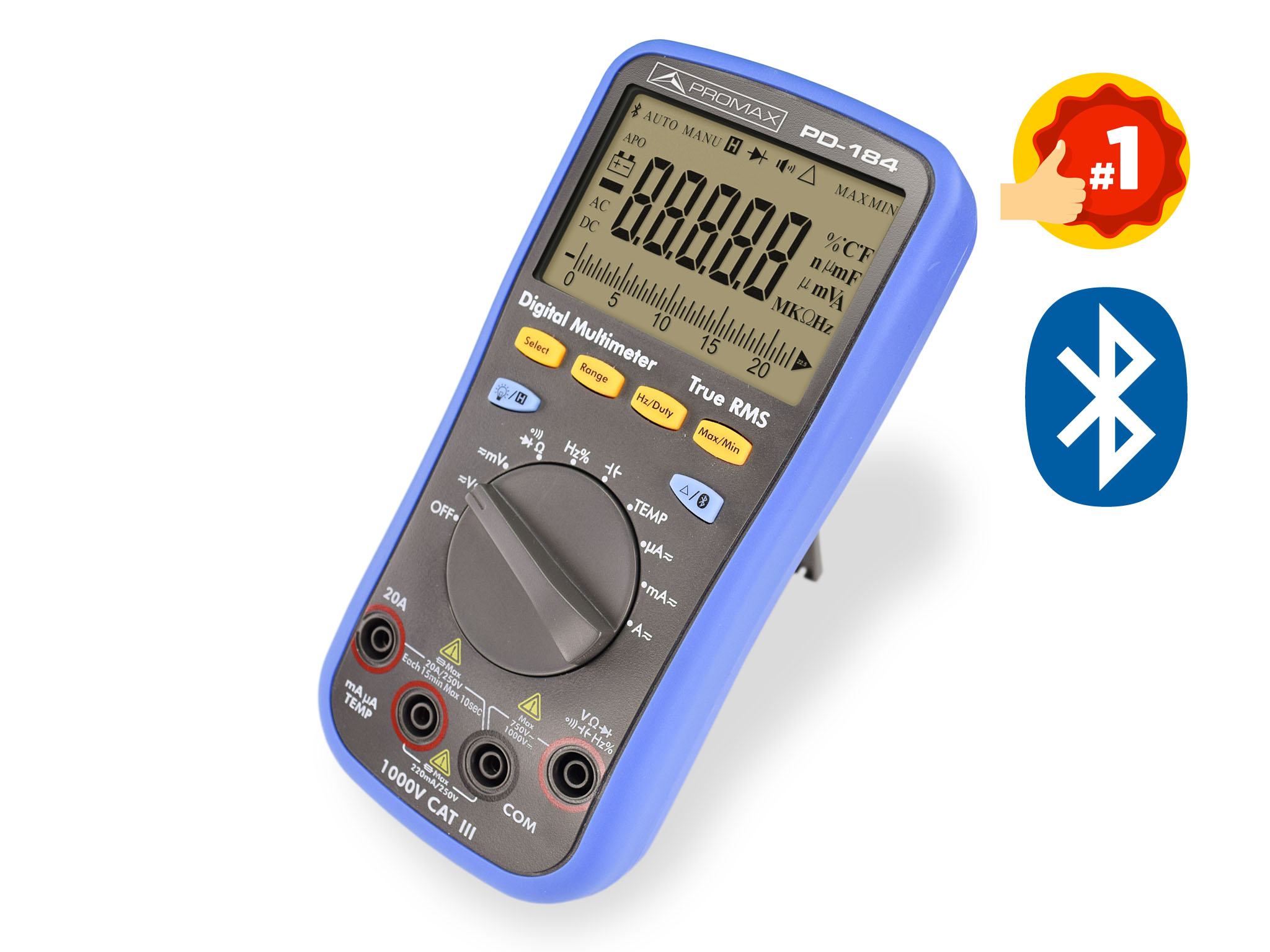 PD-184: Tester TRMS de alta precisión