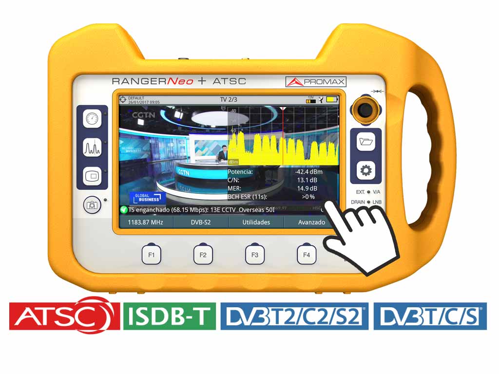 RANGER Neo + ATSC: Misuratore di campo multifunzione avanzato