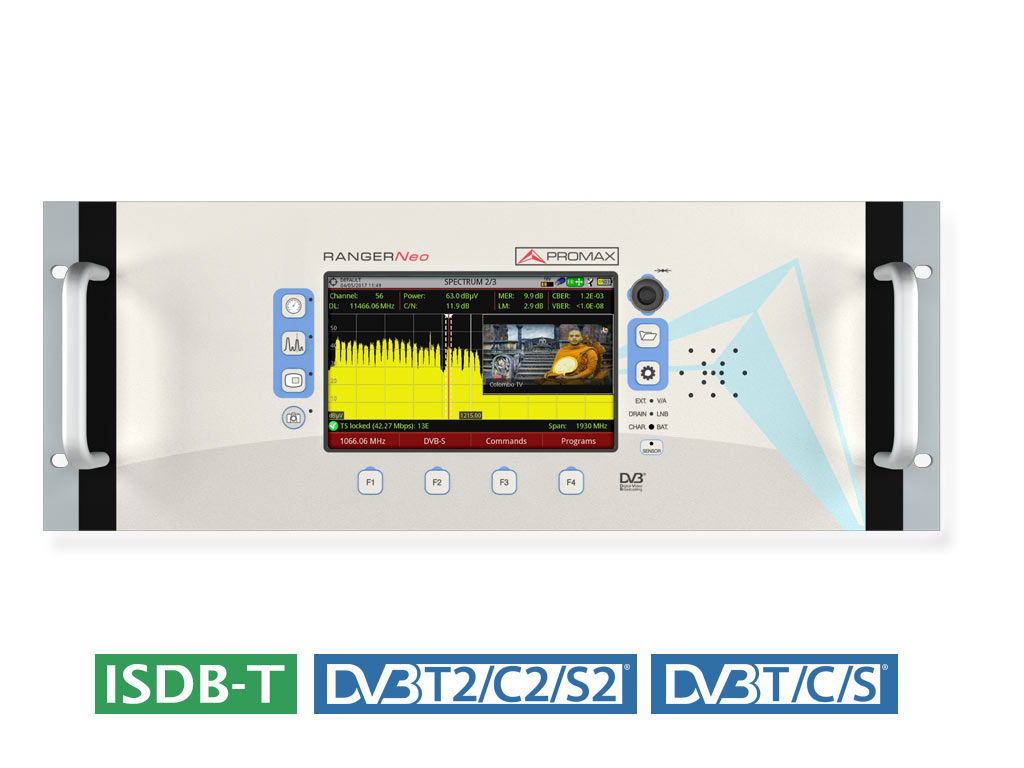 RANGER Neo Rack 2: Professional 19” rack-mount spectrum analyzer