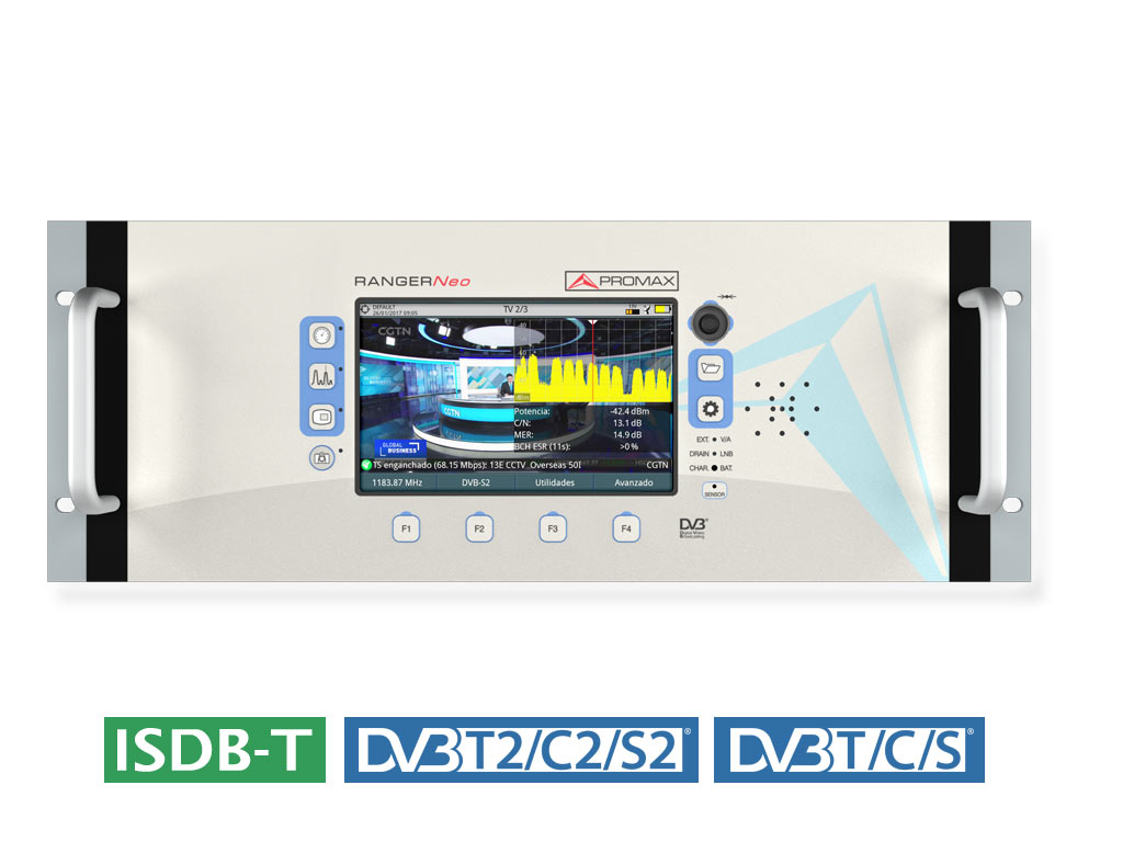 RANGER Neo Rack +: Advanced 19” rack-mount multifunction spectrum analyzer