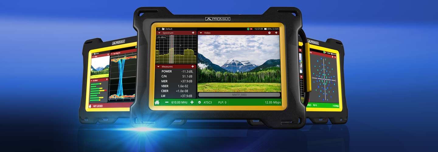 Incluye ATSC 3.0, DVB-S2x y todas las funciones que los ingenieros de broadcast necesitan en su día a día.