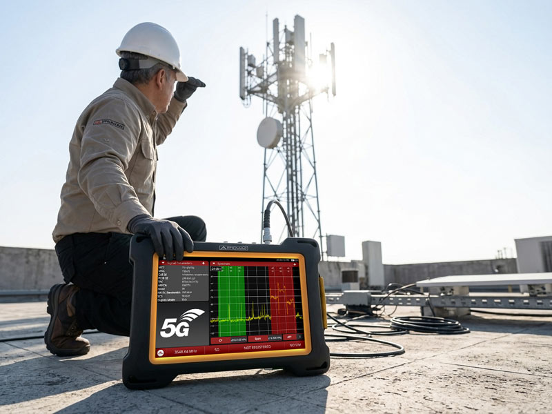 Analizando la cobertura de una torre 5G